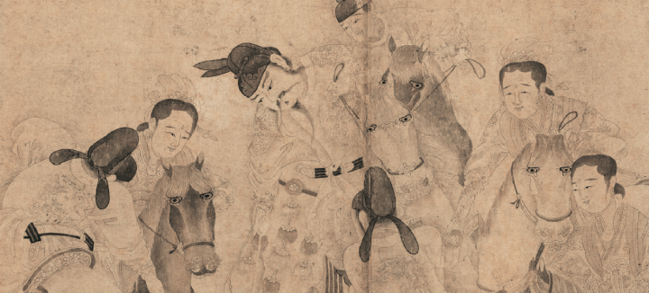 
古画中的帝王 唐玄宗和嫔妃骑马打球 ——《明皇击球图》赏析|xiongmao体育(图8)